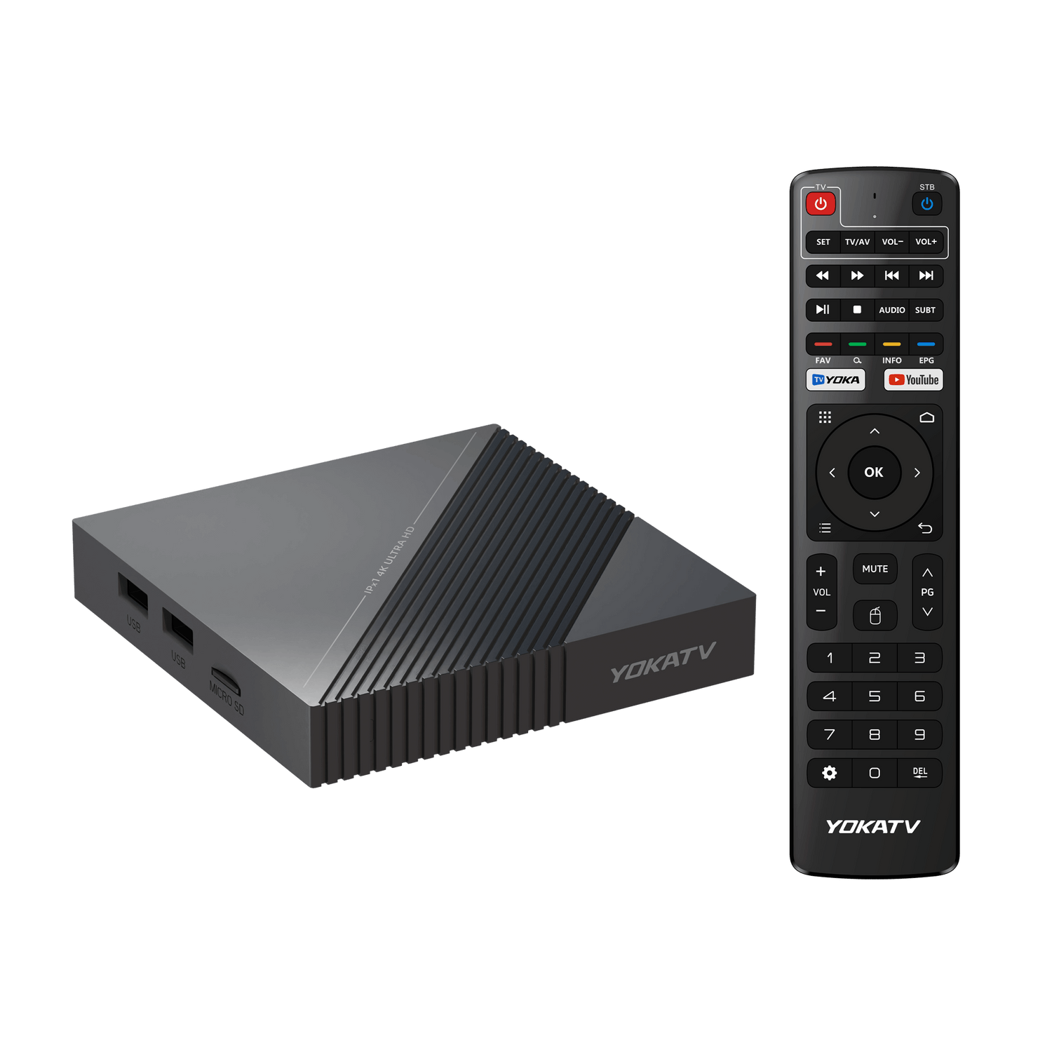 YOKATV IPx1 Meet YOKATV 4K Streaming Box Android