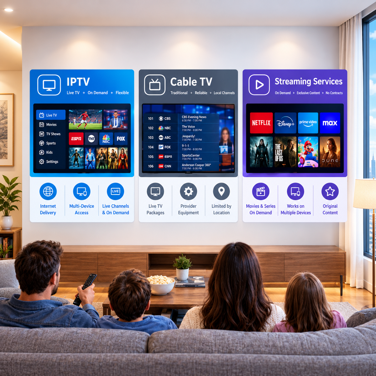 IPTV vs Cable TV vs Streaming Services: Which Is Best in 2026?