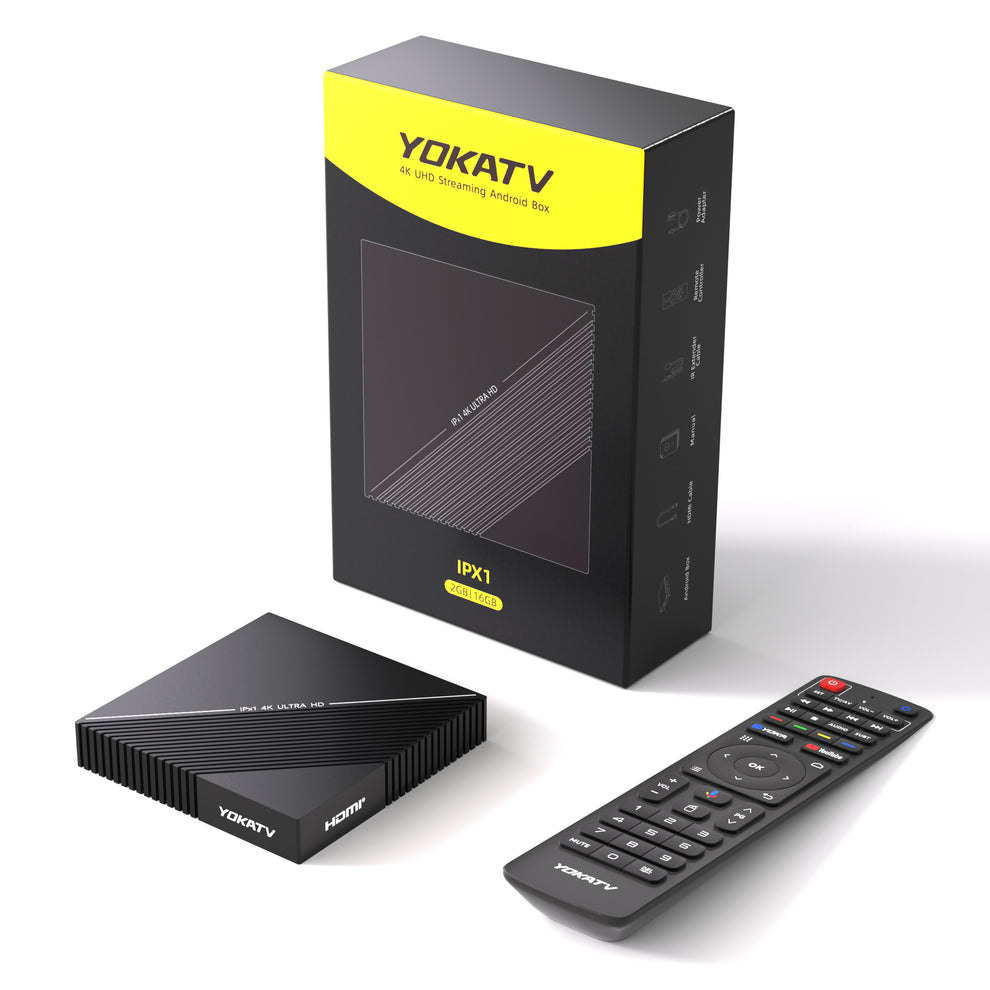 YOKATV IPx1 4K Android Streaming TV Box