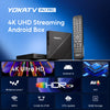 yokatv ipx1 pro 4k uhd hdr10+ wifi android 14 livetv andorid tv iptv 4k streaming bluetooth remote ota update